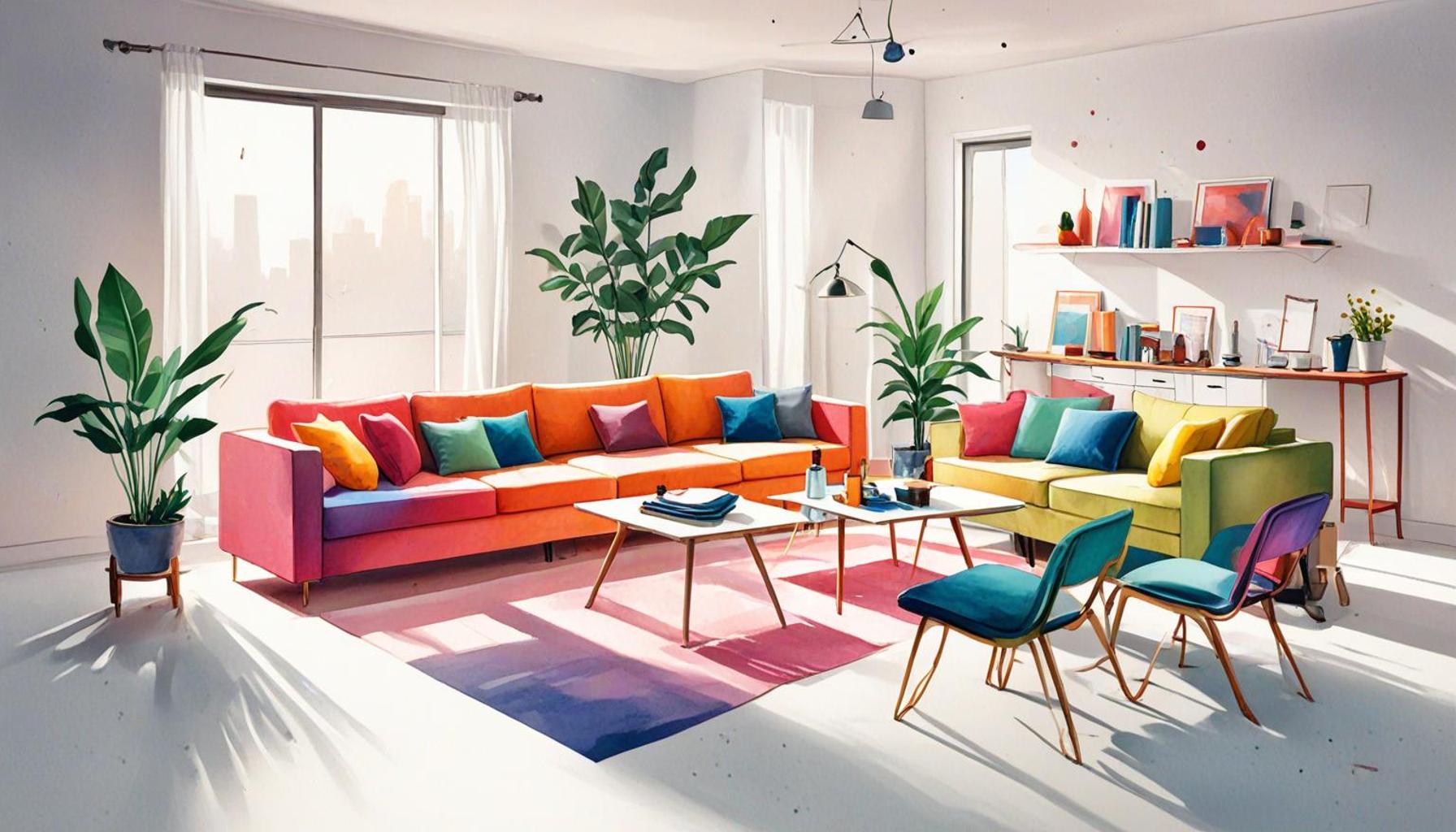 How the strategic arrangement of furniture can improve functionality and the feeling of space in minimalist environments