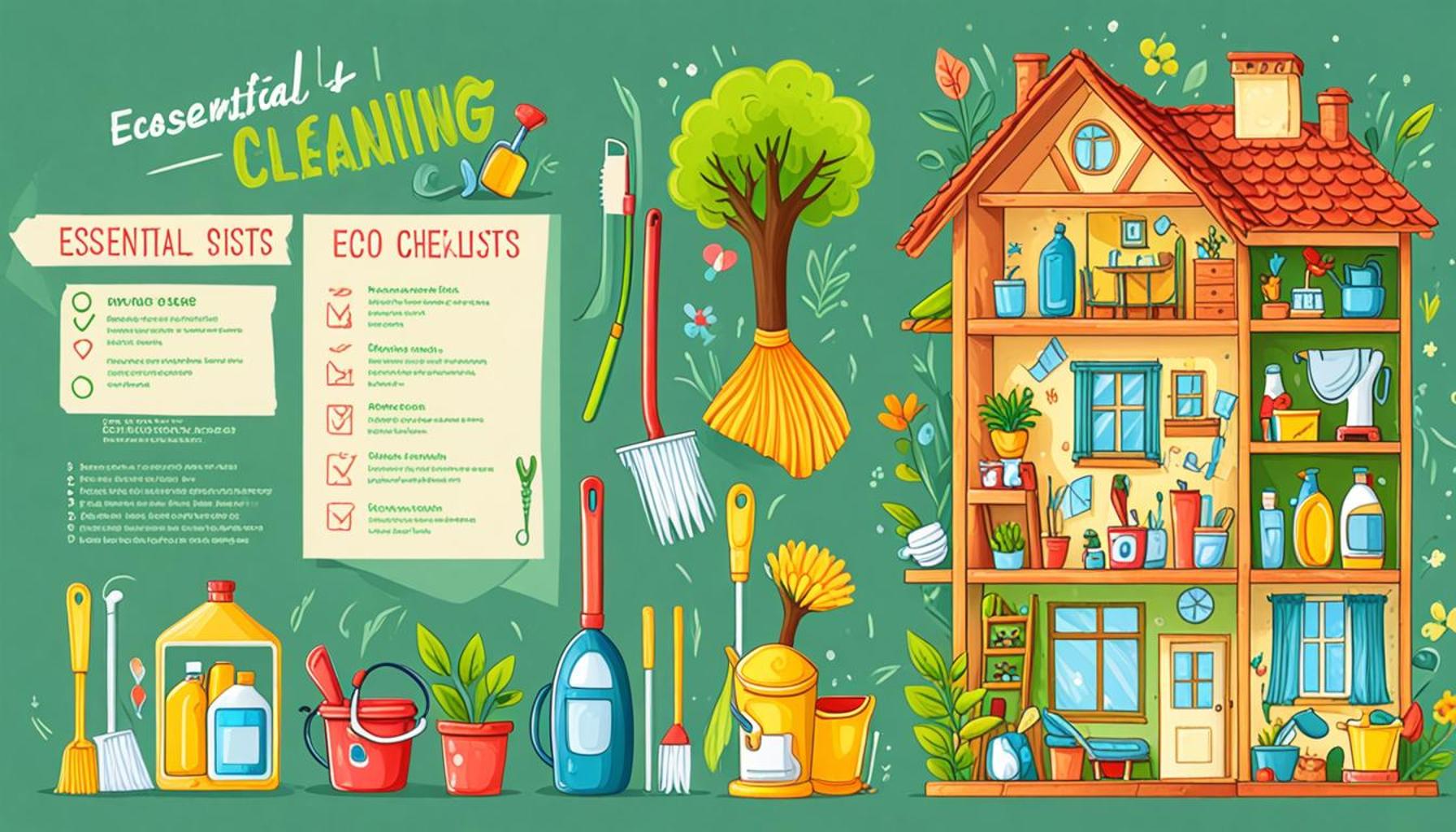 Essential Checklists for Eco-Friendly House Cleaning