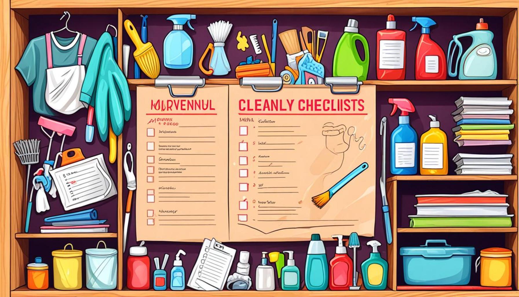 Monthly Cleaning Checklists: Essential Tasks for a Clutter-Free Home