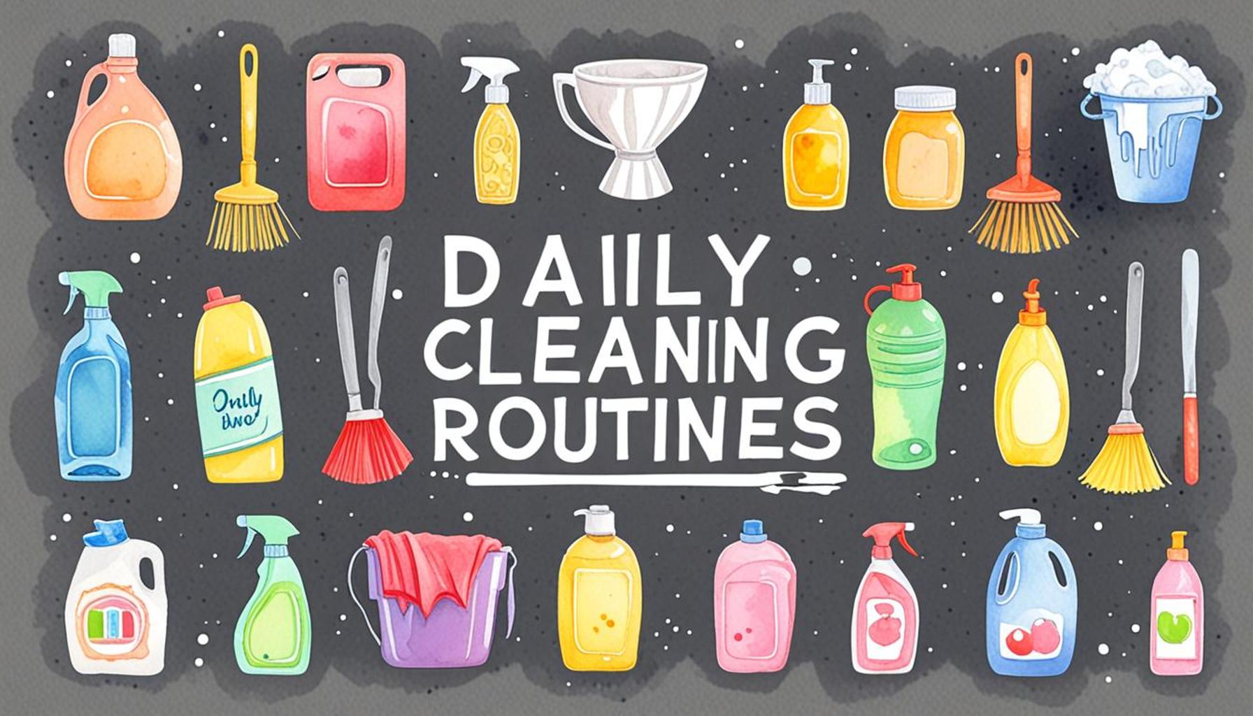 Daily Cleaning Routines: Establishing Time-Saving Habits