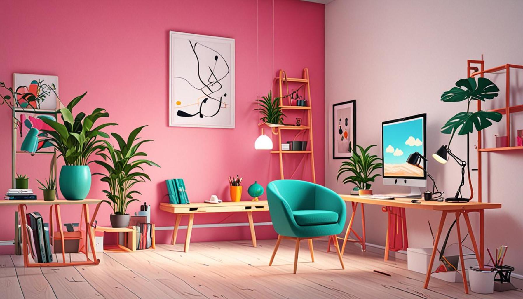 Integrating Functionality and Aesthetics: Creating Minimal Spaces for Work and Creativity
